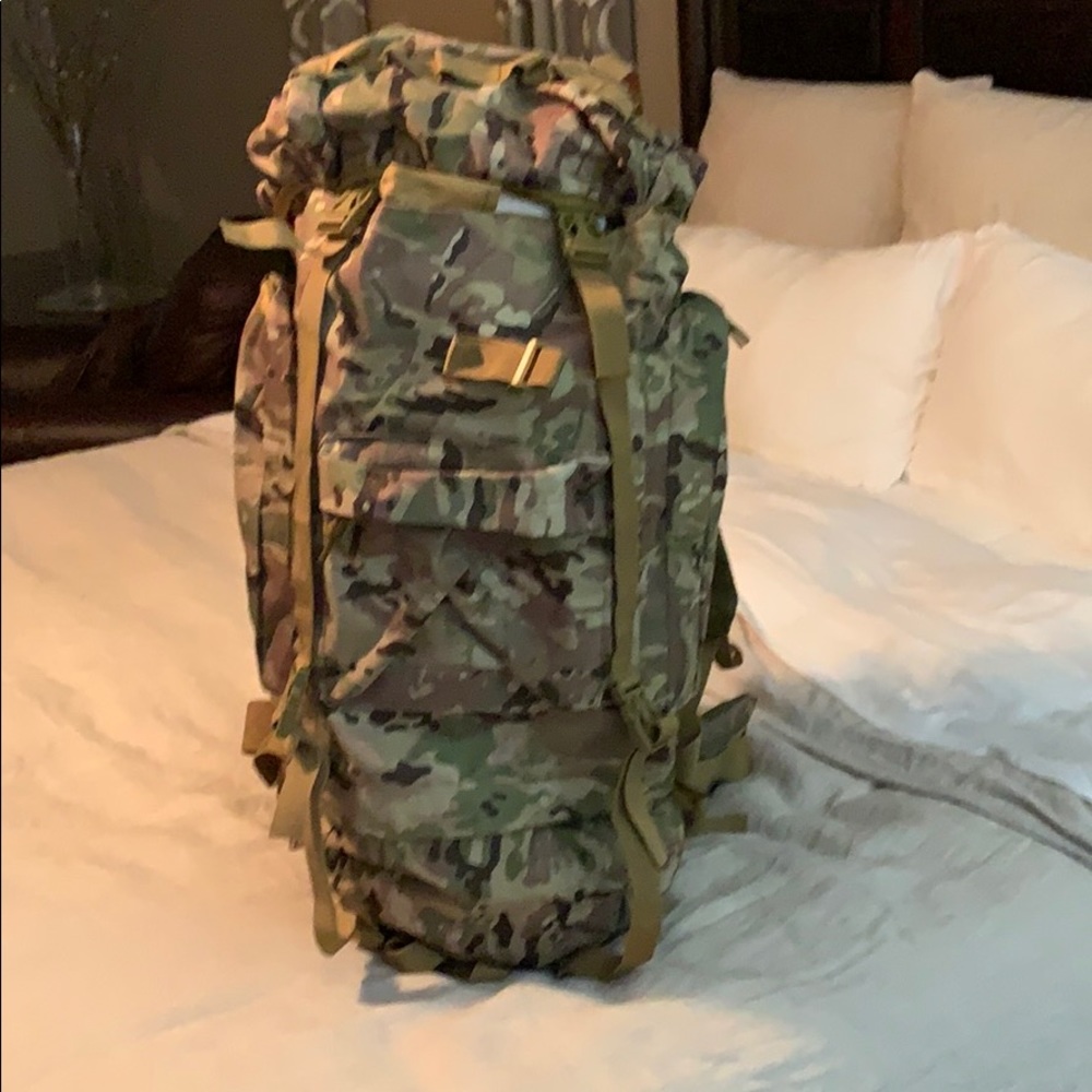 Multi cam multi day pack, hiking backpack